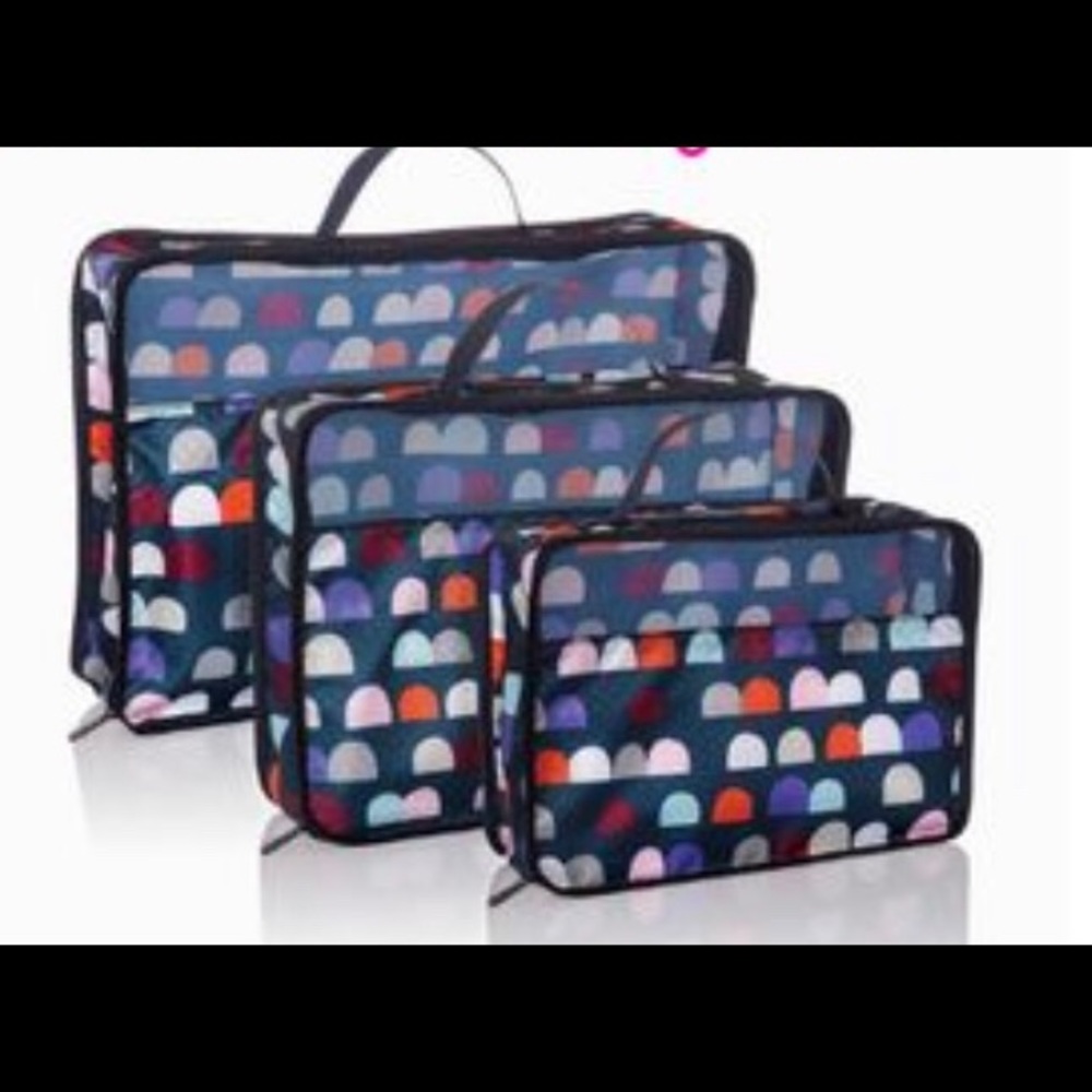 Pack and Zip Cube bundle travel bags, Thirty-One
